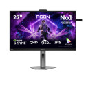 AOC AGON PRO AG276QSG2 pantalla para PC 68,6 cm (27'') 2560 x 1440 Pixeles Quad HD Negro, Gris