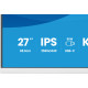 iiyama ProLite XB2797QSNP-W1 27'' IPS LCD pantalla para PC 68,6 cm (27'') 2560 x 1440 Pixeles Quad HD Blanco