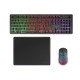 Mars Gaming MCPWXPT teclado Ratón incluido Juego RF inalámbrica + USB QWERTY Portugués Negro