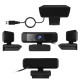j5create JVCU100-N Cámara web HD USB™ con rotación de 360°