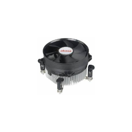 Akasa AK-CCE-7104EP sistema de refrigeración para ordenador Procesador Enfriador 9,2 cm Negro, Plata