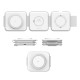 j5create JUPW3415 Auriculares, Smartphone, Reloj inteligente Blanco USB Cargador inalámbrico Carga rápida Interior