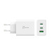 j5create JUP3365E-EN Cargador USB-C® de 65W GaN de 3 puertos - UE