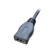 Akasa AK-CBHD09-25BK cable HDMI 0,25 m HDMI tipo D (Micro) HDMI tipo A (Estándar) Negro