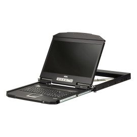 ATEN CL3100NX consola de rack 47 cm (18.5'') 1366 x 768 Pixeles Metal, Plástico Negro 1U