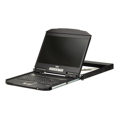 ATEN CL3100NX consola de rack 47 cm (18.5'') 1366 x 768 Pixeles Metal, Plástico Negro 1U
