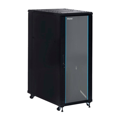 Phasak Armario Rack PRO 19'' 42U 800 x 1000 negro con ventilación - PHO 8142 (desmontado)