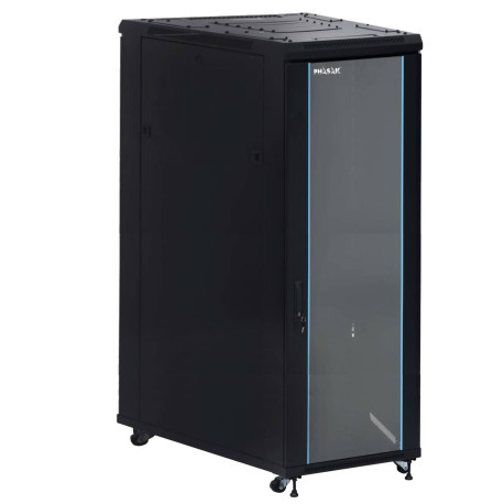 Phasak Armario Rack PRO 19'' 42U 600 x 1000 negro con ventilación - PHO 6142 (desmontado)