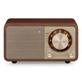 Sangean WR-7 PLUS Personal Analógica Nuez