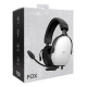 White Shark FOX Auriculares Alámbrico Diadema Juego Blanco, Negro