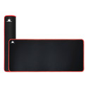 White Shark RED KNIGHT XL Alfombrilla de ratón para juegos Negro, Rojo