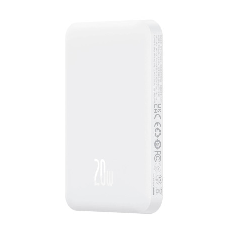 Baseus 6932172636210 batería externa Polímero de litio 5000 mAh Blanco