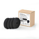 StarTech.com HKLP15054PK organizador de cables Universal Bridas adherentes para cables Negro 4 pieza(s)
