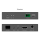 Digitus Juego de extensor IP de fibra HDMI, 4K/60Hz