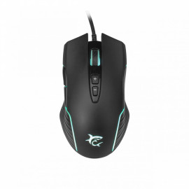 White Shark Azarah ratón Juego Ambidextro USB tipo A Óptico 6400 DPI