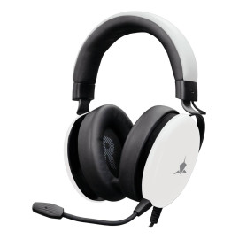 White Shark ELEPHANT Auriculares Alámbrico Diadema Juego Blanco, Negro