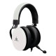 White Shark ELEPHANT Auriculares Alámbrico Diadema Juego Blanco, Negro