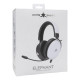 White Shark ELEPHANT Auriculares Alámbrico Diadema Juego Blanco, Negro