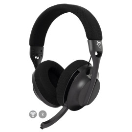 White Shark FALCON Auriculares Inalámbrico y alámbrico Diadema Juego USB Tipo C Bluetooth Negro