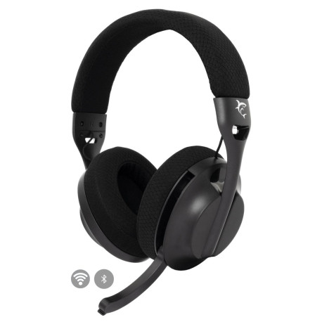 White Shark FALCON Auriculares Inalámbrico y alámbrico Diadema Juego USB Tipo C Bluetooth Negro