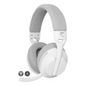 White Shark FALCON Auriculares Inalámbrico y alámbrico Diadema Juego USB Tipo C Bluetooth Blanco, Gris