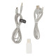 White Shark FALCON Auriculares Inalámbrico y alámbrico Diadema Juego USB Tipo C Bluetooth Blanco, Gris