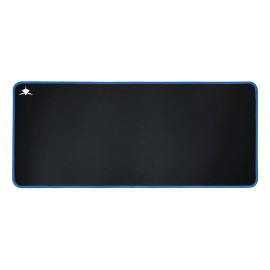 White Shark BLUE KNIGHT XL Alfombrilla de ratón para juegos Negro, Azul, Blanco