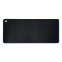 White Shark BLUE KNIGHT XL Alfombrilla de ratón para juegos Negro, Azul, Blanco