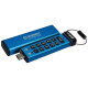 Kingston Technology IronKey Keypad 200 unidad flash USB 64 GB USB Tipo C 3.2 Gen 1 (3.1 Gen 1) Azul