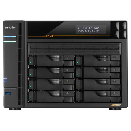 Asustor LOCKERSTOR 8 Gen3 NAS Escritorio AMD Ryzen V3C14 16 GB DDR5 ADM Negro
