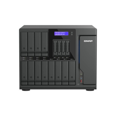 QNAP TVS-AIH1688ATX-U7-32G servidor de almacenamiento NAS Torre 32 GB DDR5 0 TB QuTS hero Negro