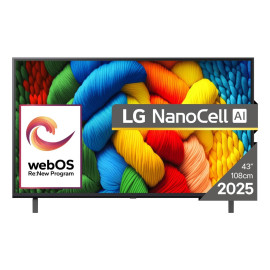 LG NanoCell 43NANO80A3B Televisor 109,2 cm (43'') 4K Ultra HD Smart TV Wifi Negro