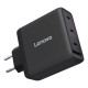Lenovo 40AW100BEU cargador de dispositivo móvil Universal Negro Corriente alterna Interior