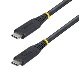STARTECH.COM - StarTech.com CC1M40GUSB4TP cable USB USB4 Gen 3x2 1 m USB C 40 Gbit/s 240 W Negro - CC1M40GUSB4TP