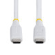 STARTECH.COM - StarTech.com CC1M40GUSB4TPW cable USB USB4 Gen 3x2 1 m USB C 40 Gbit/s 240 W Blanco - CC1M40GUSB4TPW