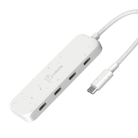 j5create Concentrador USB-C a 4 puertos de tipo C de 2ª generación ecológico