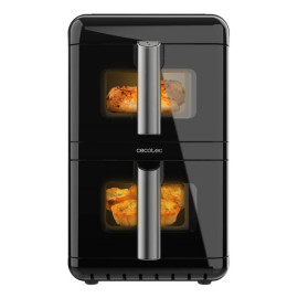 Cecotec Cecofry DuoLevel 12000 Window Doble 12 L Independiente 2900 W Freidora de aire caliente Negro