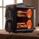 Cecotec Cecofry DuoLevel 12000 Window Doble 12 L Independiente 2900 W Freidora de aire caliente Negro