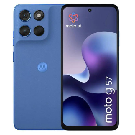 TIM Motorola moto g57 17,1 cm (6.72'') SIM doble Android 16.0 5G USB Tipo C 8 GB 256 GB 5200 mAh Azul