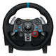 Logitech G 991-000539 mando y volante Aluminio, Negro USB Volante + Pedales