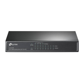 TP-LINK - TP-Link TL-SG1008P switch No administrado Gigabit Ethernet (10/100/1000) Energía sobre Ethernet (PoE) Avellana