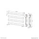 Neomounts AFL55-975BL Kit de extensión VESA 86-115'' - máx 160 kg