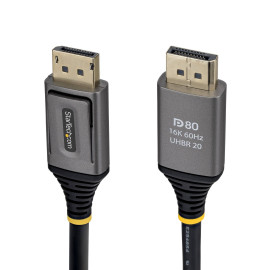 STARTECH.COM - StarTech.com DP21V-1M-DP80-CABLE cable DisplayPort Negro - DP21V-1M-DP80-CABLE