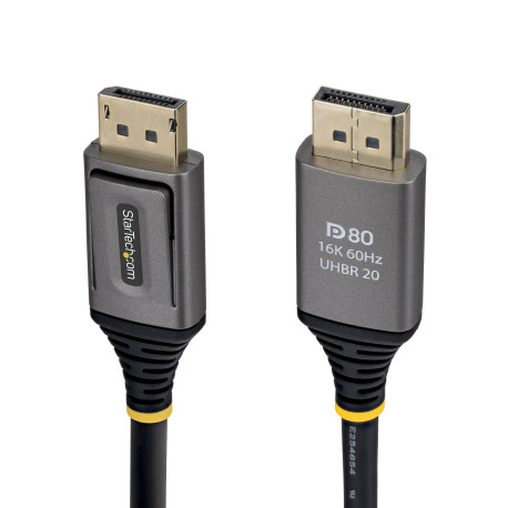 STARTECH.COM - StarTech.com DP21V-1M-DP80-CABLE cable DisplayPort Negro - DP21V-1M-DP80-CABLE