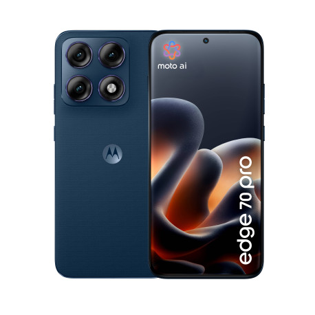 Motorola edge 70 pro 17,2 cm (6.78'') SIM doble Android 16.0 5G USB Tipo C 8 GB 256 GB 6500 mAh Azul oscuro