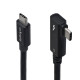 StarTech.com Cable Thunderbolt 5 Acodado a la Derecha 80cm - 80Gbps/120Gbps - 8K60