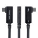 StarTech.com Cable Thunderbolt 5 Acodado a la Derecha 80cm - 80Gbps/120Gbps - 8K60