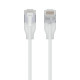 Ubiquiti UACC-Cable-Patch-EL-C6A-3M-W cable de red Translúcido, Blanco Cat6a