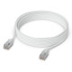 Ubiquiti UACC-Cable-Patch-EL-C6A-3M-W cable de red Translúcido, Blanco Cat6a