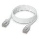 Ubiquiti UACC-Cable-Patch-EL-C6A-1M-W cable de red Translúcido, Blanco Cat6a